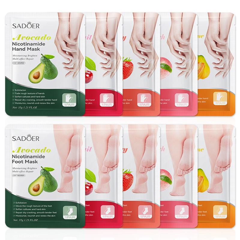 Foot Spa - 1 Pairs SADOER Fruits Foot Mask