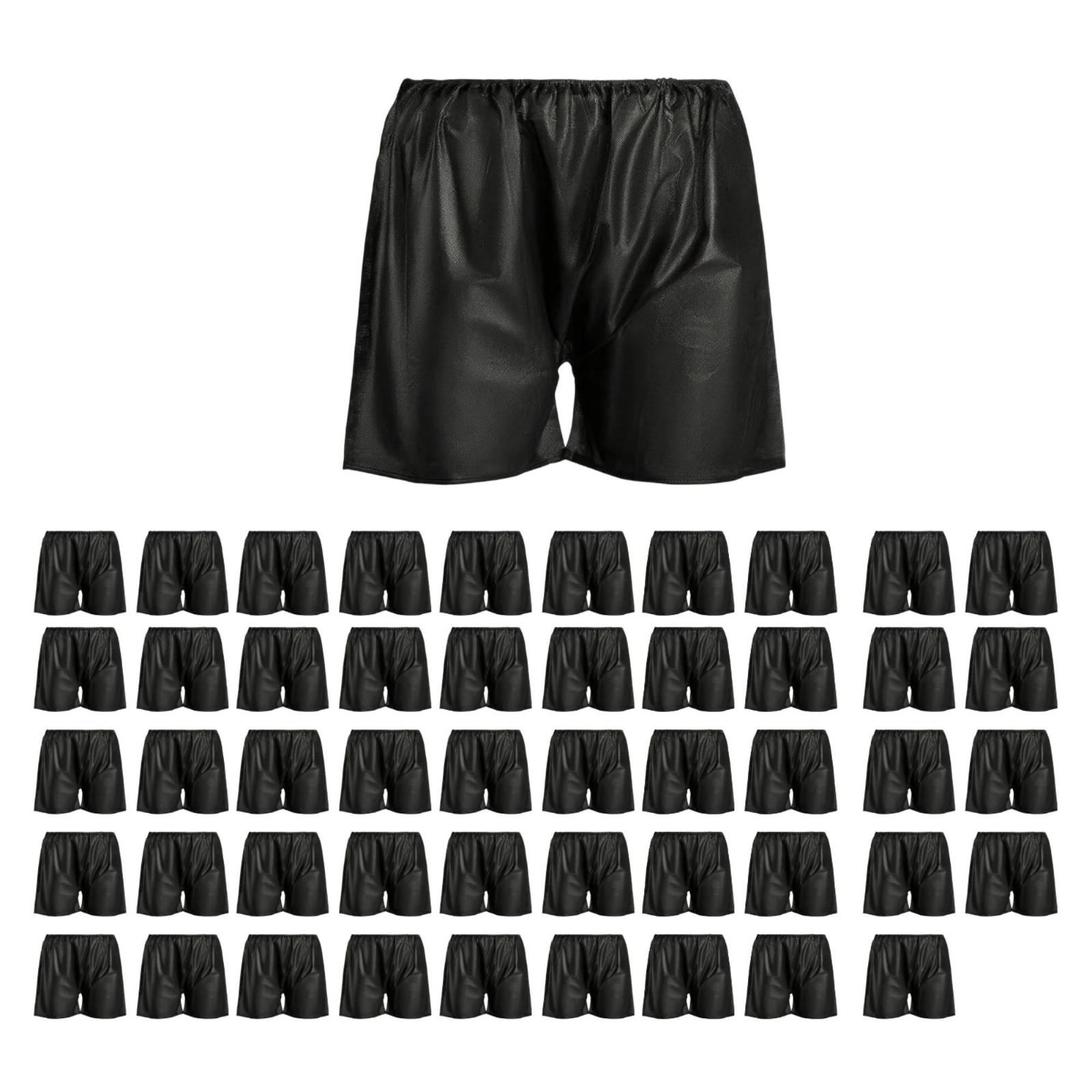 Spa Massager - Disposable Black Men Underwear Nonwoven 50