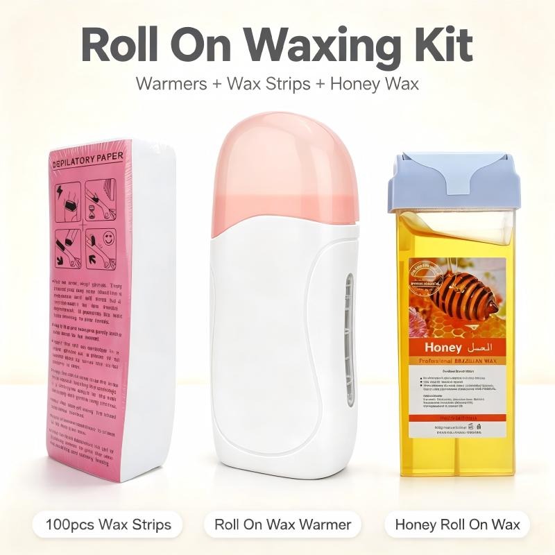 Wax Warmer - Women Home Hair Removal Kit Roll
