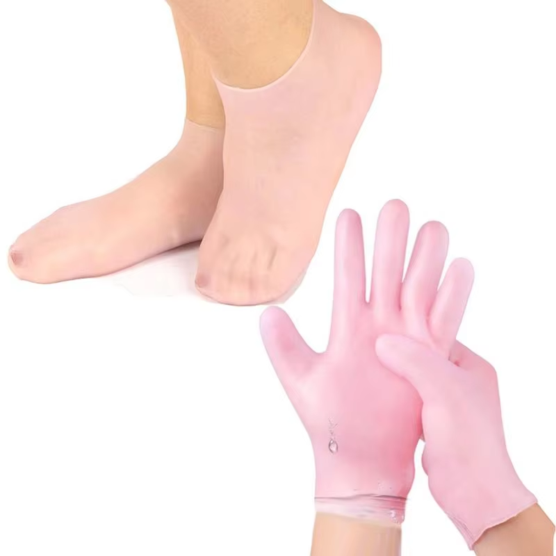 Foot Spa - 1Pair Silicone Foot Care Socks &