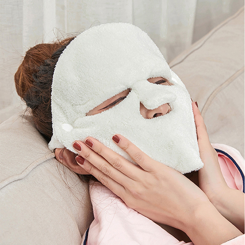Face Steamer - 1pc Double Layer Thickened Coral Fleece