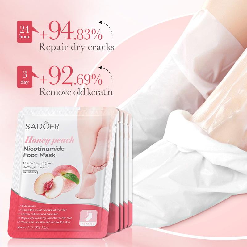 Foot Spa - 1 Pairs SADOER Fruits Foot Mask