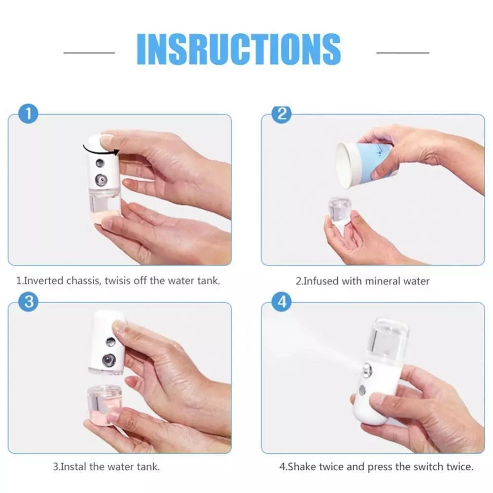 Nano Facial Mister Sprayer Por - Face Steamer 评论和价格