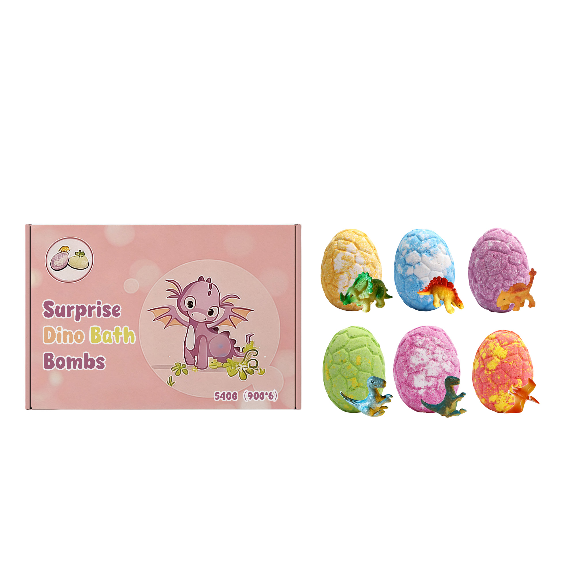 Dinosaur Egg Bath Bombs for Ki - Bath Salts 评论和价格