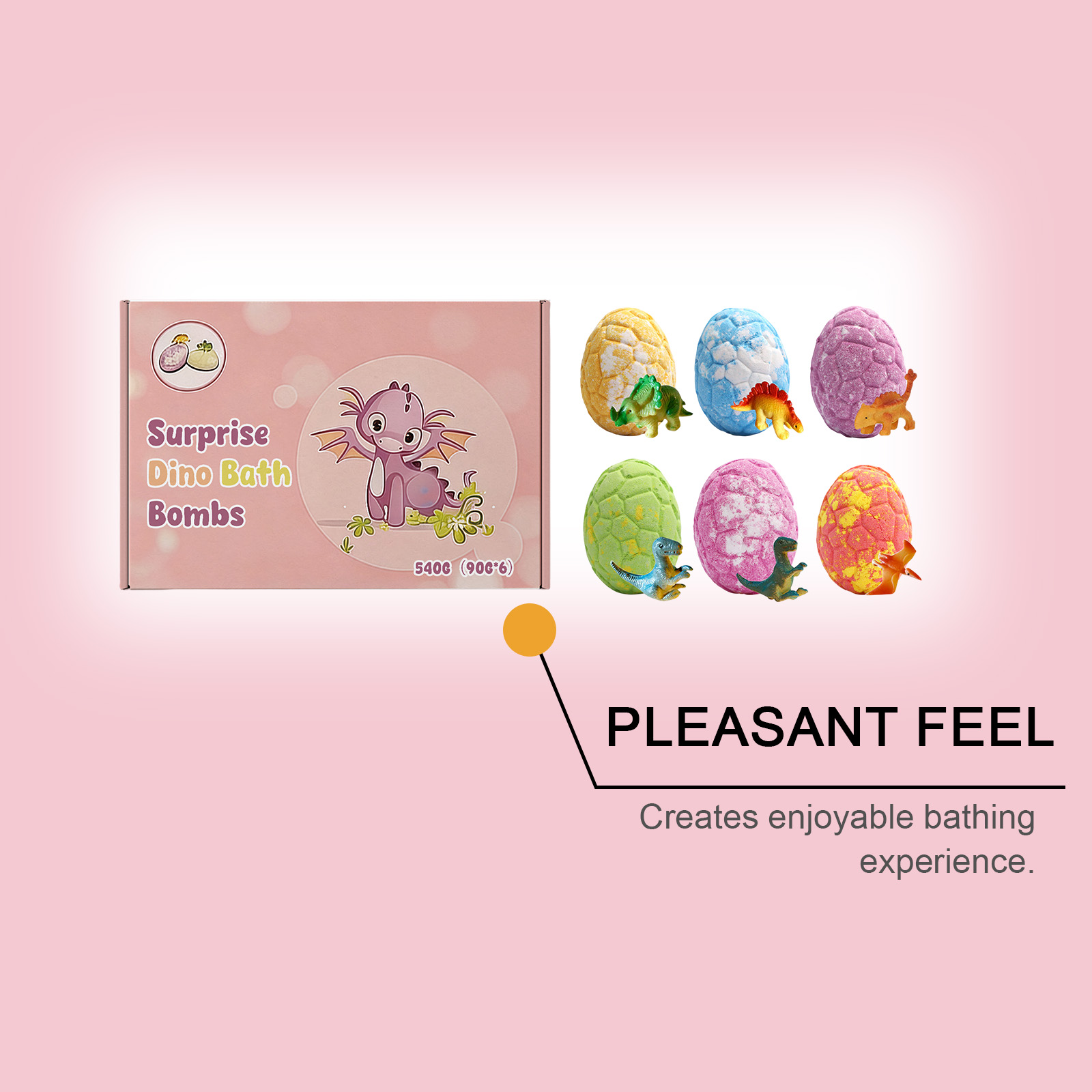 Dinosaur Egg Bath Bombs for Ki - Bath Salts 评论和价格