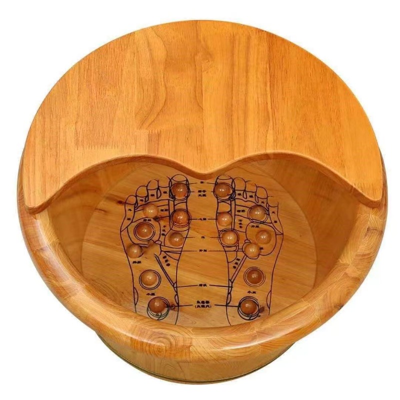 Cedar Wood Foot Soaking Bucket - Foot Spa 评论和价格