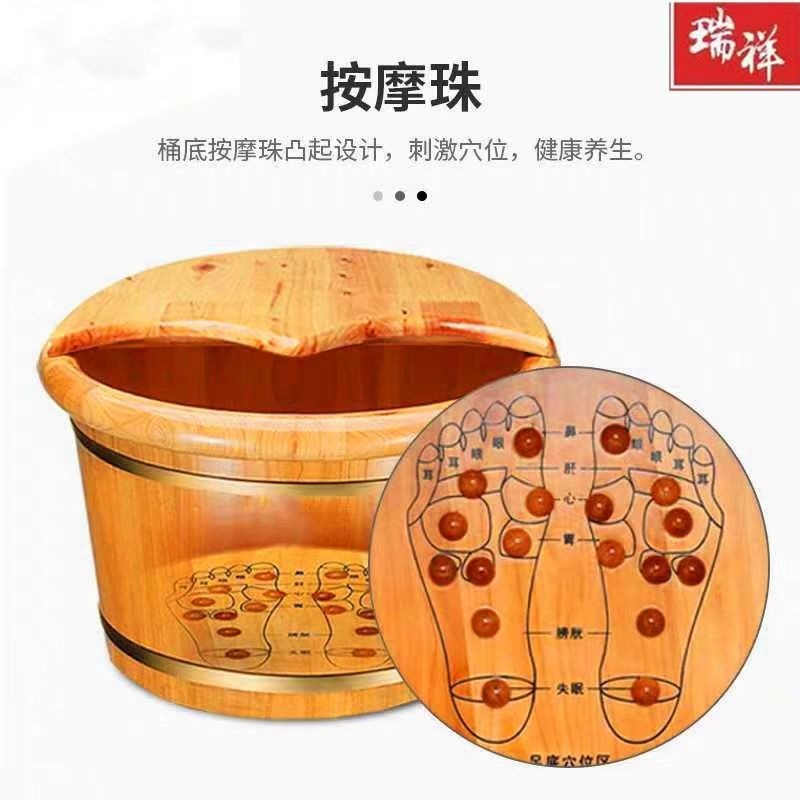 Cedar Wood Foot Soaking Bucket - Foot Spa 评论和价格