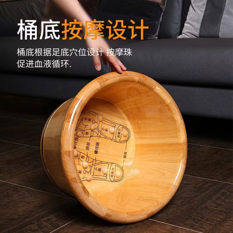 Cedar Wood Foot Soaking Bucket - Foot Spa 评论和价格