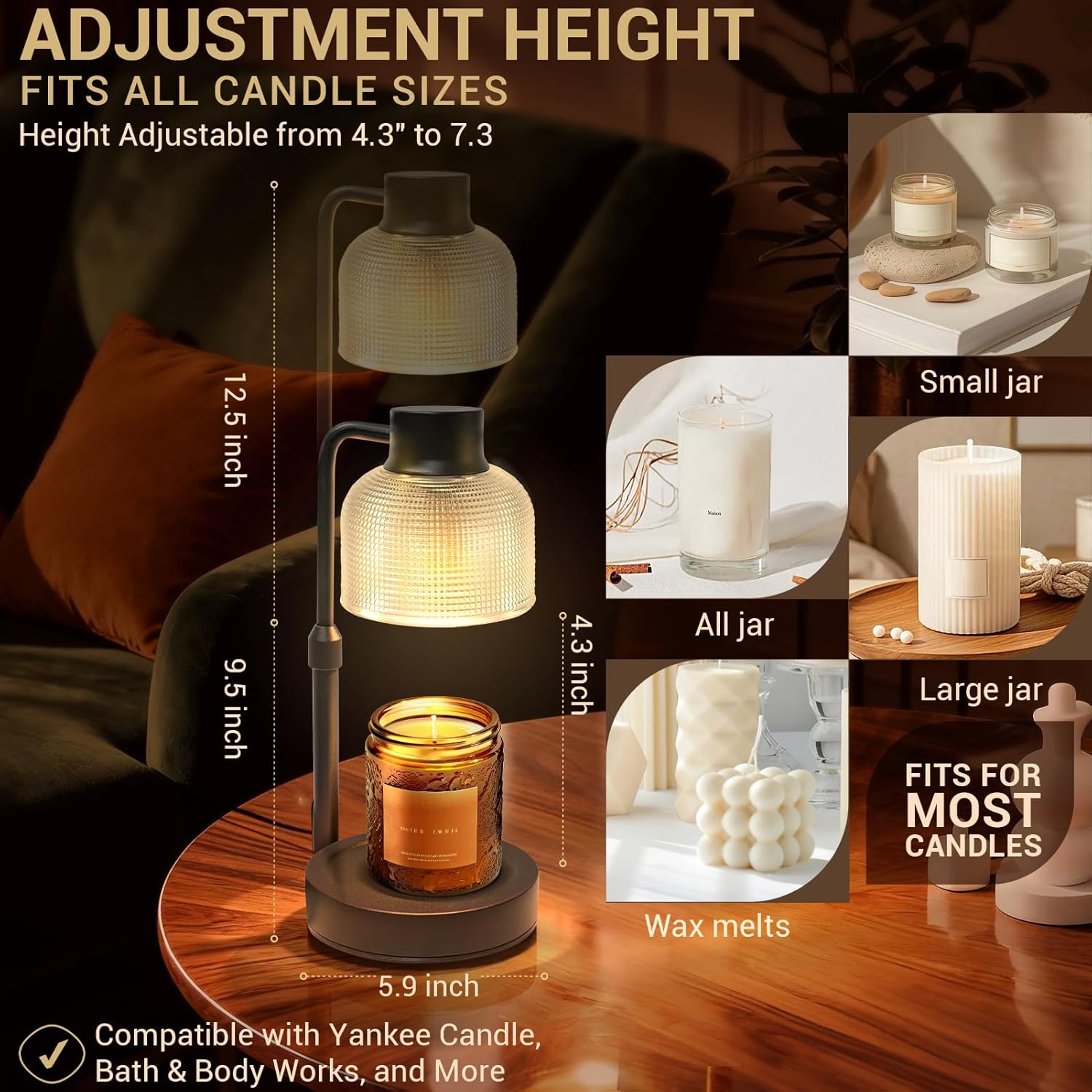 Candle Warmer Lamp with Timer  - Wax Warmer 评论和价格
