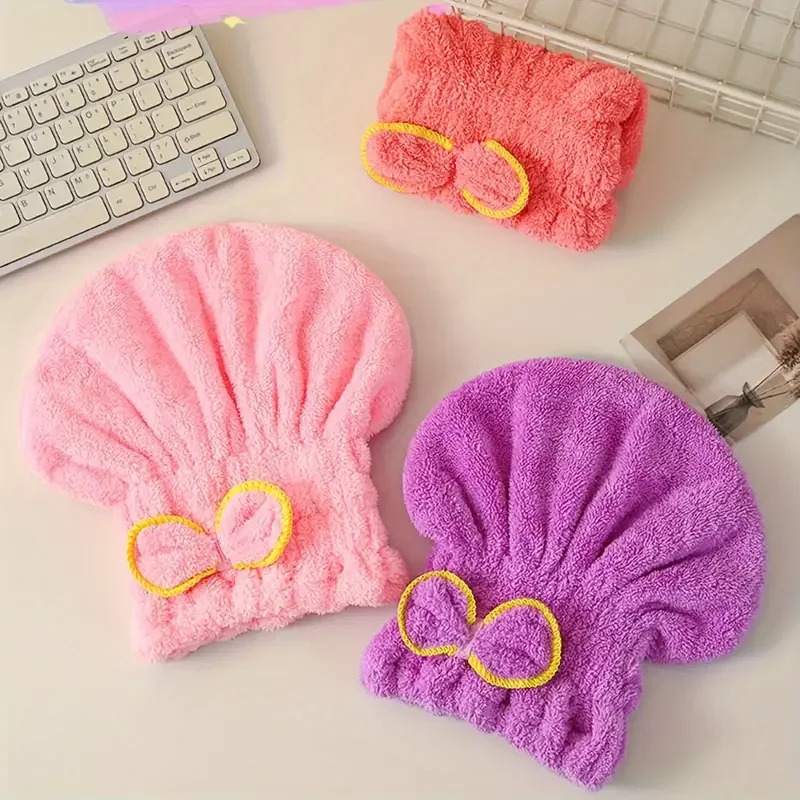 Quick Drying Hair Cap Women Bo - Spa Towel 评论和价格
