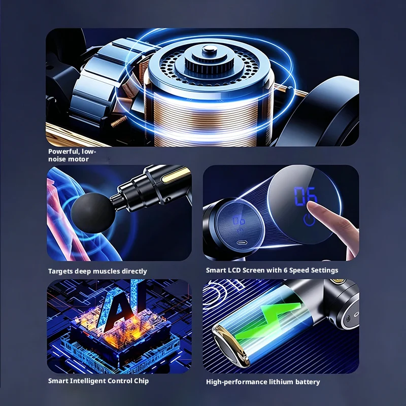 6 Speed Mini Electric Fascia G - Massage Gun 评论和价格