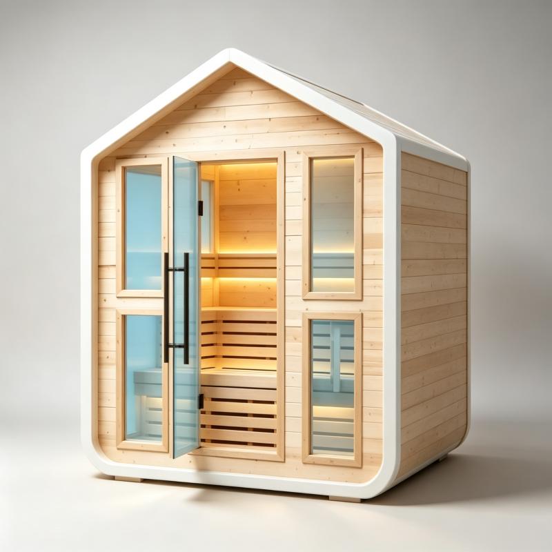Custom Luxury Sauna Cabin Soli - Spa Wellness Gym 评论和价格
