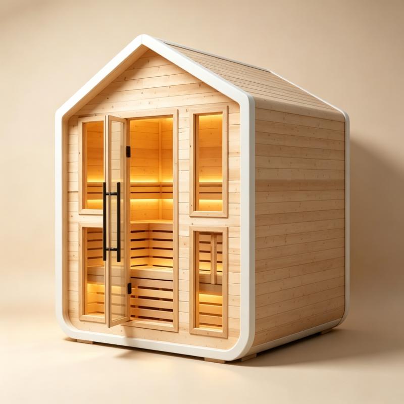 Custom Luxury Sauna Cabin Soli - Spa Wellness Gym 评论和价格