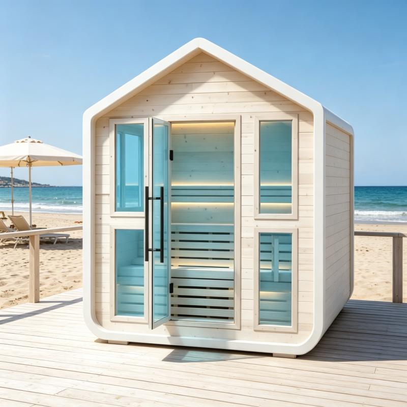 Custom Luxury Sauna Cabin Soli - Spa Wellness Gym 评论和价格