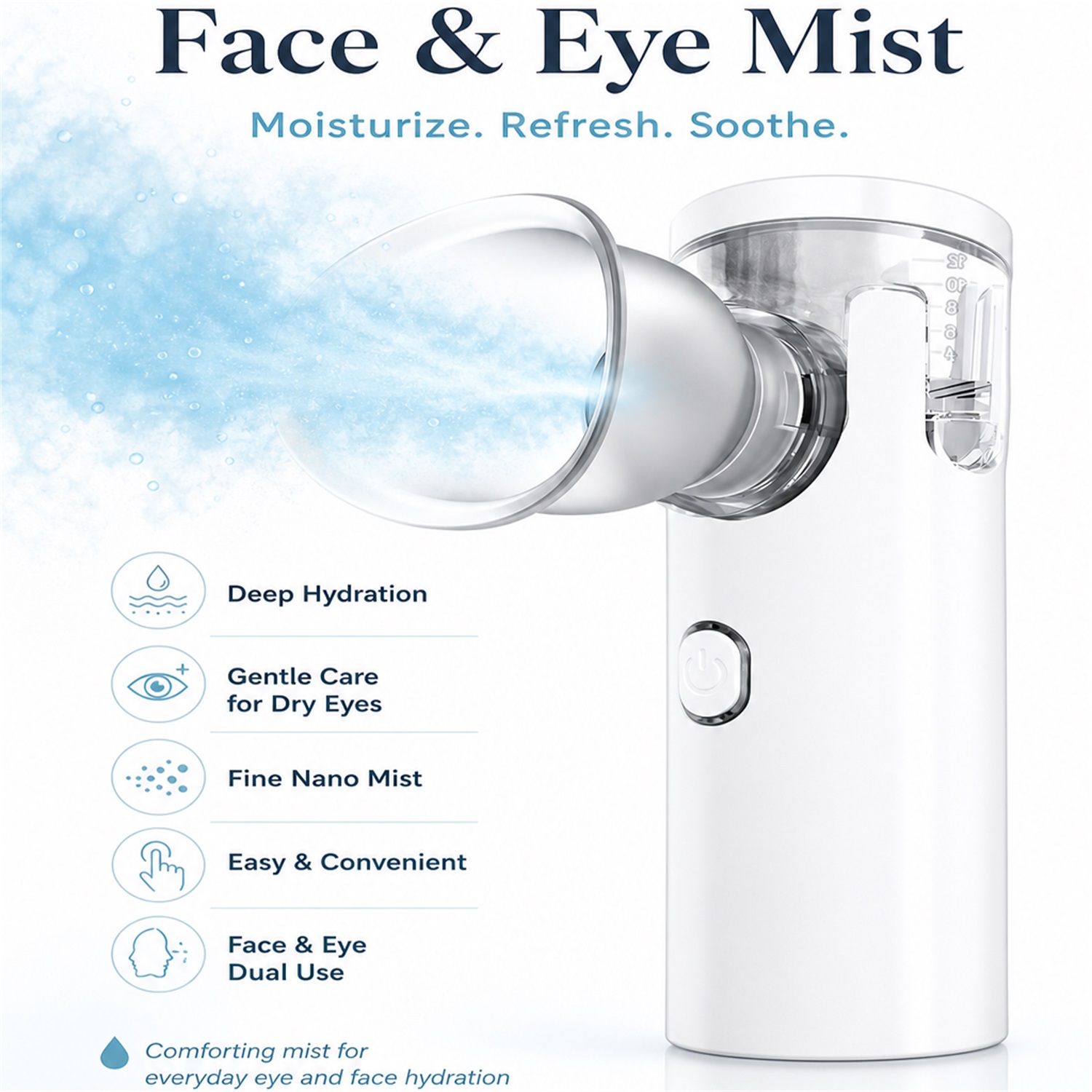 Eye Nano Humidifier Nebulizer  - Face Steamer 评论和价格