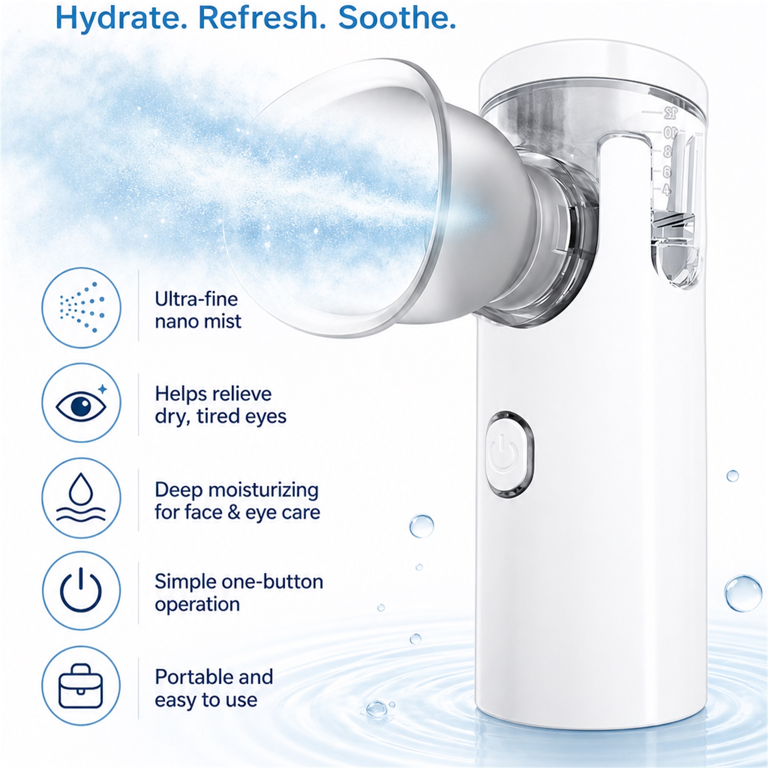 Nano Spray Eye Massage Instrum - Face Steamer 评论和价格
