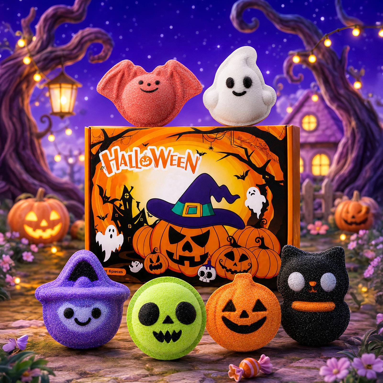 Halloween Bath ball Set, 6-pie - Bath Salts 评论和价格