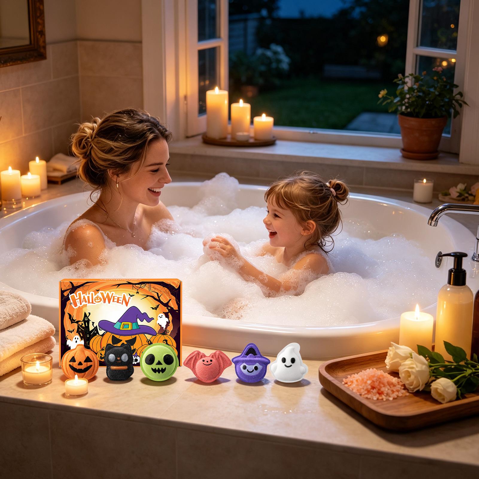 Halloween Bath ball Set, 6-pie - Bath Salts 评论和价格