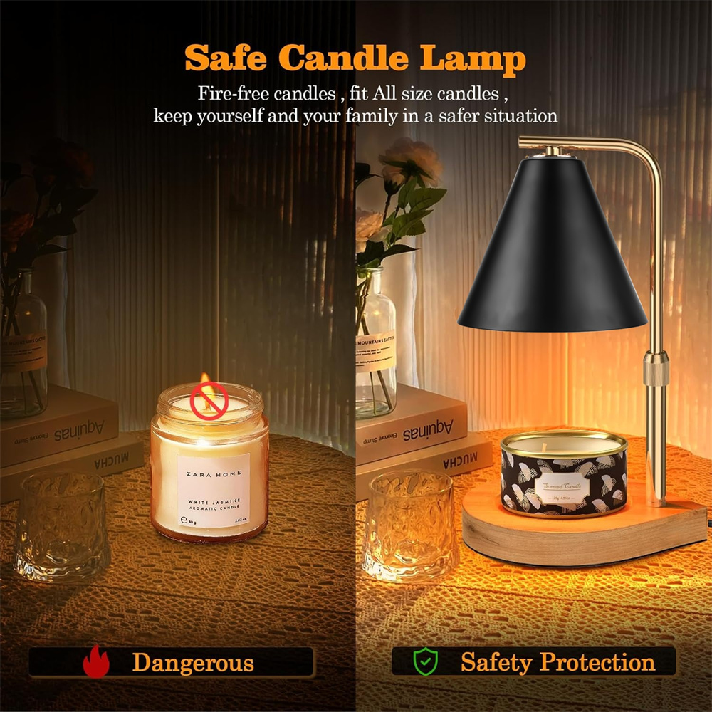 Black Candle Warmer Lamp with  - Wax Warmer 评论和价格