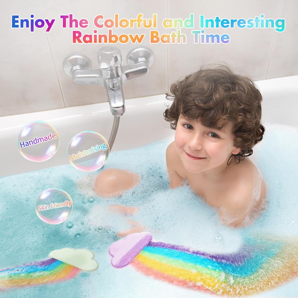 Rainbow Cloud Bath Ball for Ki - Bath Salts 评论和价格