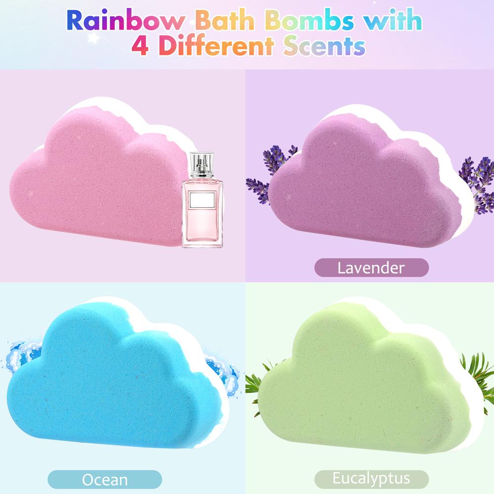 Rainbow Cloud Bath Ball for Ki - Bath Salts 评论和价格