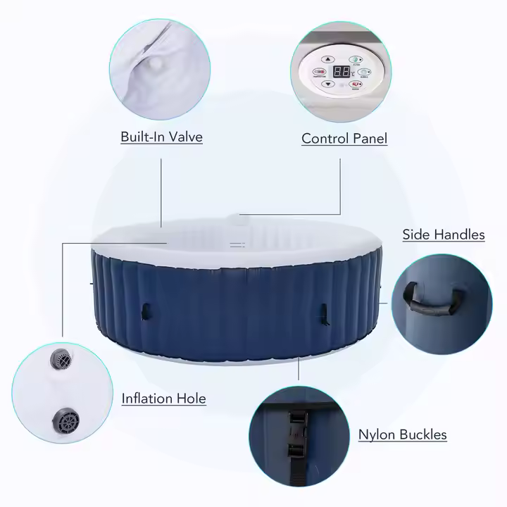 Outdoor Use 6 Person Round Inf - Hot Tub 评论和价格