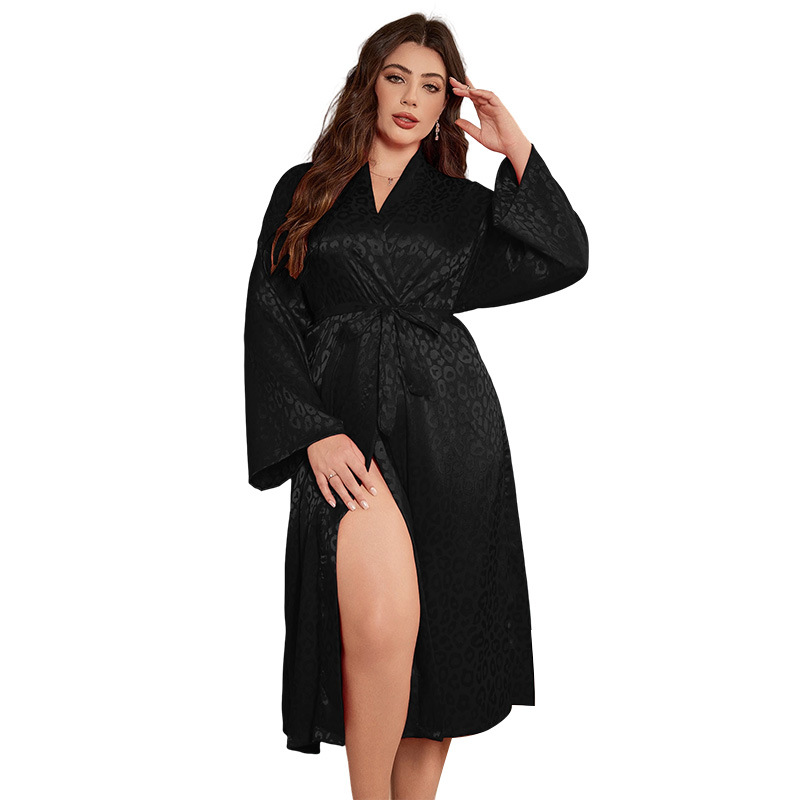 Plus Size Robe Pajama Women Sl - Bathrobe 评论和价格