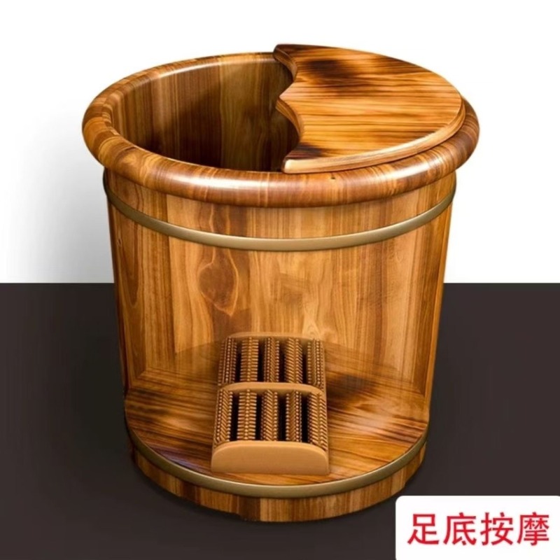 Wooden Foot Soaking Bucket, So - Foot Spa 评论和价格