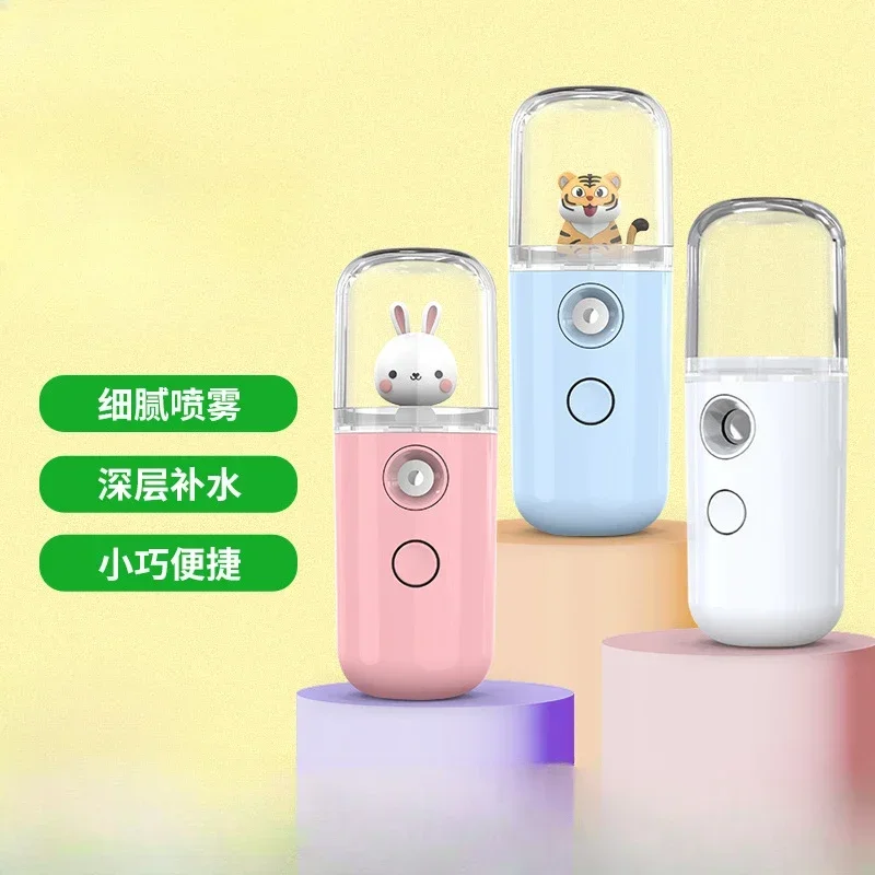 Cartoon Mini Facial Humidifier - Face Steamer 评论和价格