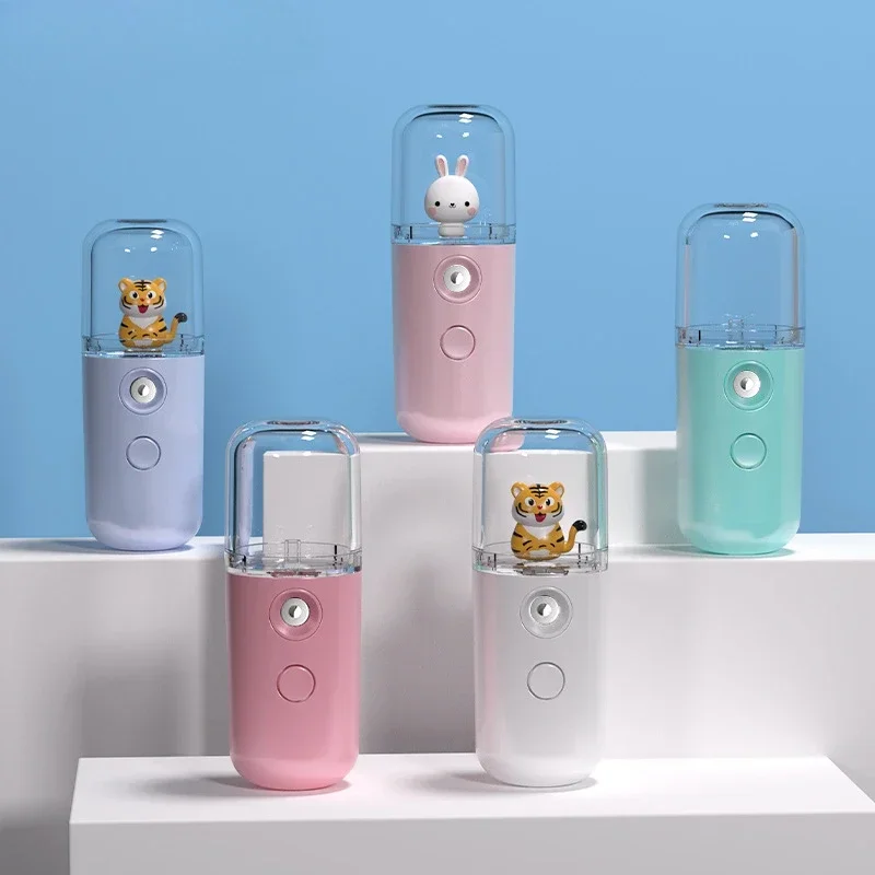 Cartoon Mini Facial Humidifier - Face Steamer 评论和价格