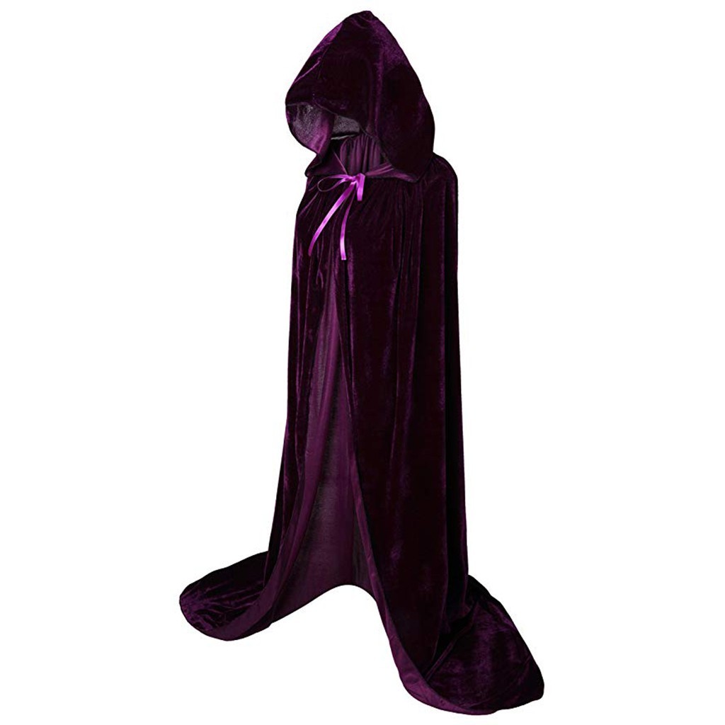 Halloween Cloaks Gothic Hooded - Bathrobe 评论和价格
