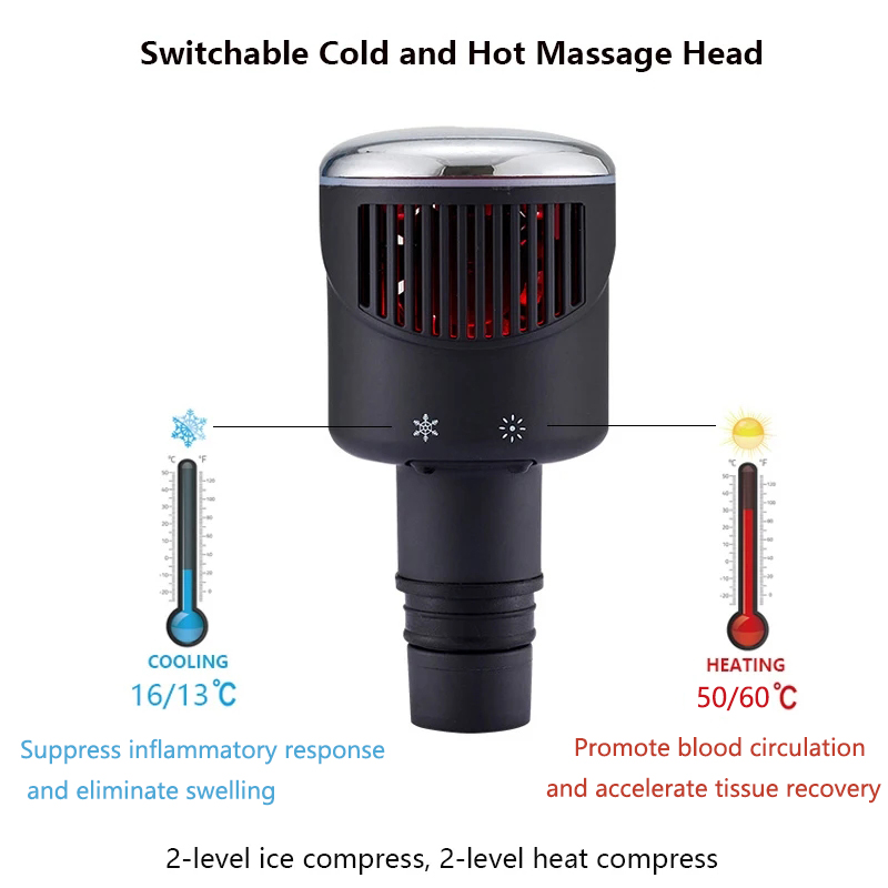 New Heat-Cold Fascia Gun Massa - Massage Gun 评论和价格