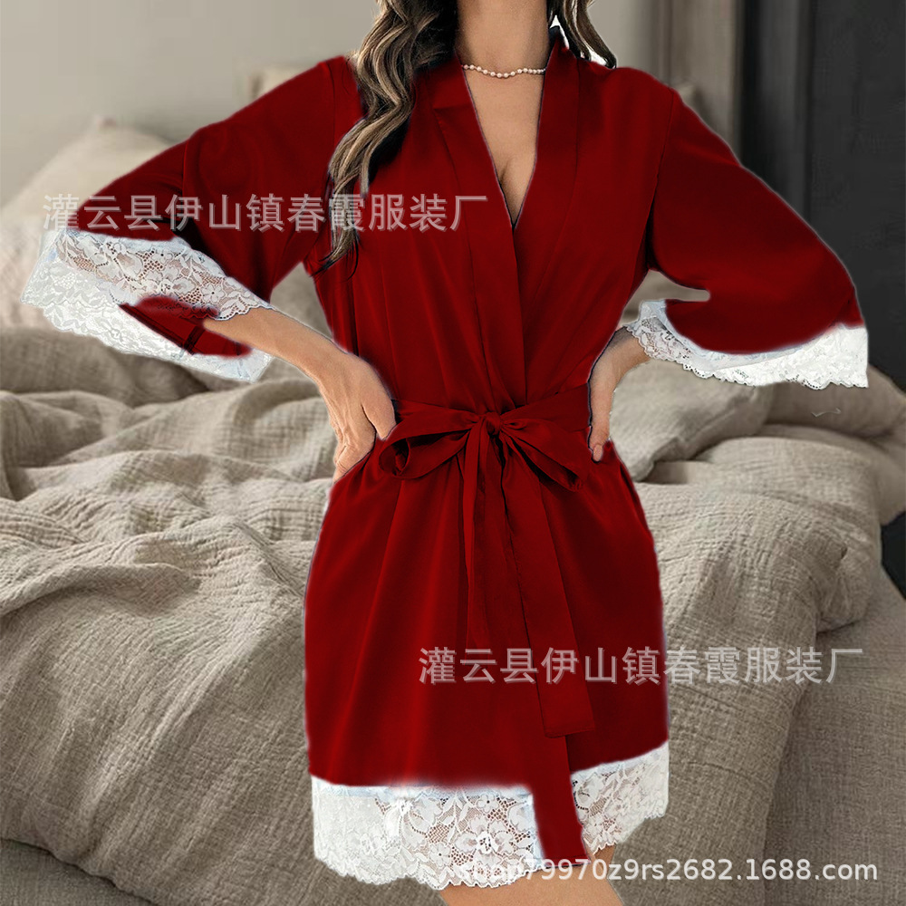European and American bride ba - Bathrobe 评论和价格