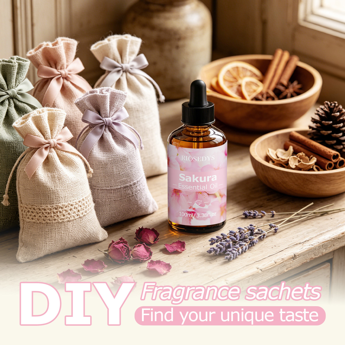 SAKURA Essential Oil, Fresh Fl - Aromatherapy Diffuser 评论和价格