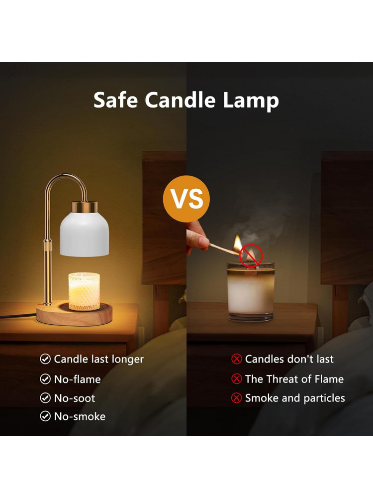 24H Timer Dimmable Candle Wax  - Wax Warmer 评论和价格