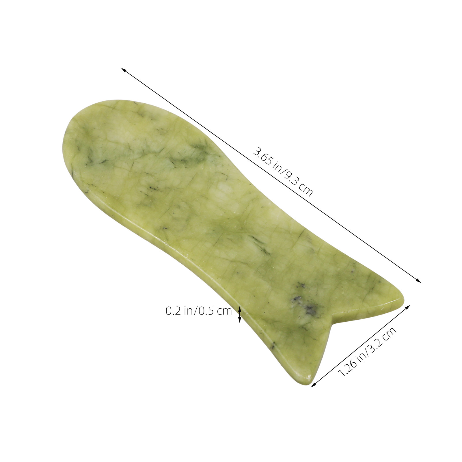 2Pcs Natural Jade Gua Sha Scra - Spa Massager 评论和价格