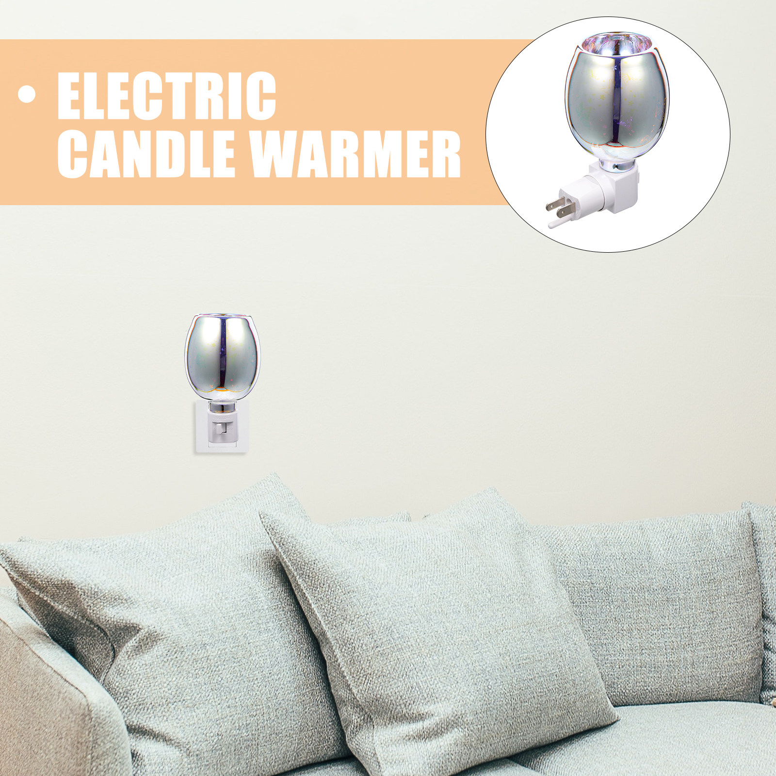 Plug In Glass Fragrance Warmer - Wax Warmer 评论和价格