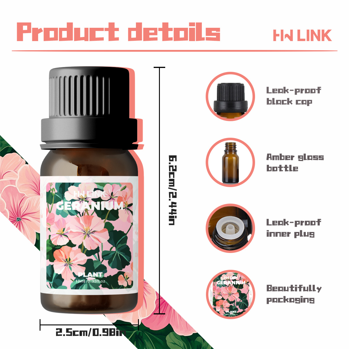 Geranium Essential Oils 10ml P - Aromatherapy Diffuser 评论和价格