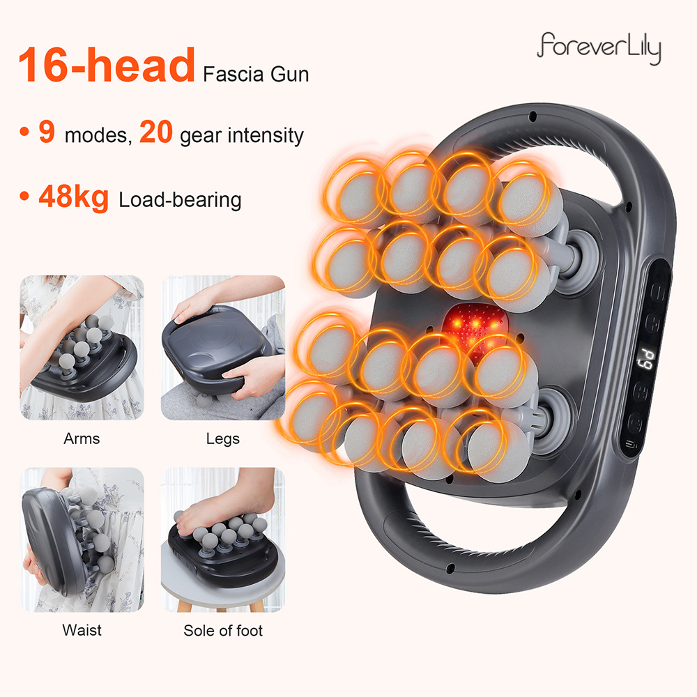 16-Head Fascia Gun High-Freque - Massage Gun 评论和价格