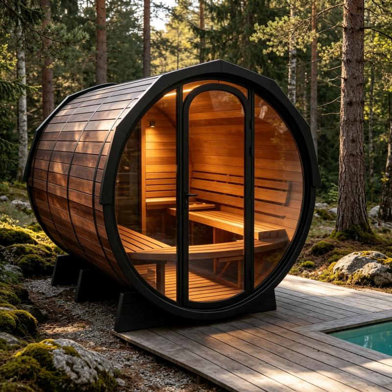 Premium Sauna Room Custom Size - Spa Wellness Gym 评论和价格