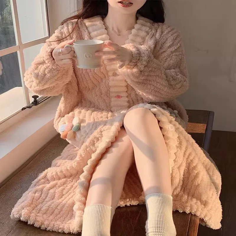 Women's Padded Thickened Warm  - Bathrobe 评论和价格