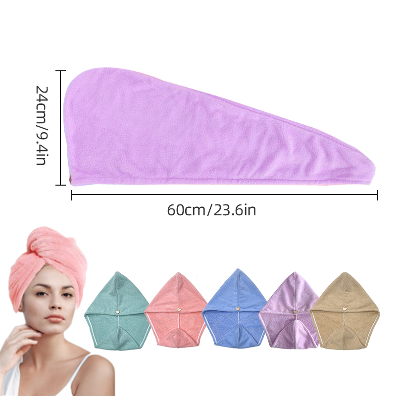 Microfiber Hair Towel Wrap for - Spa Towel 评论和价格
