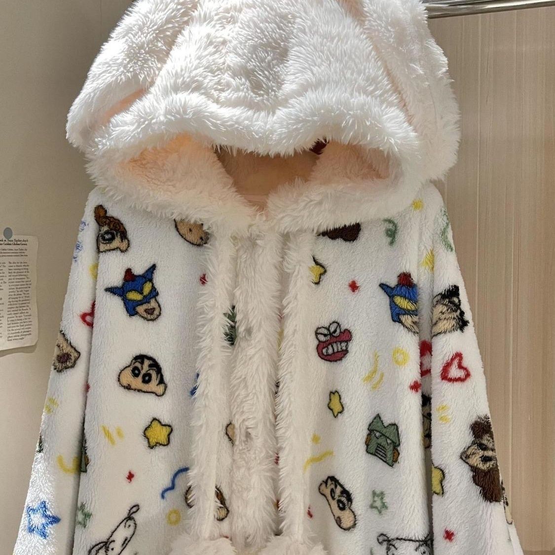 Crayon Shin-chan cartoon  cora - Bathrobe 评论和价格