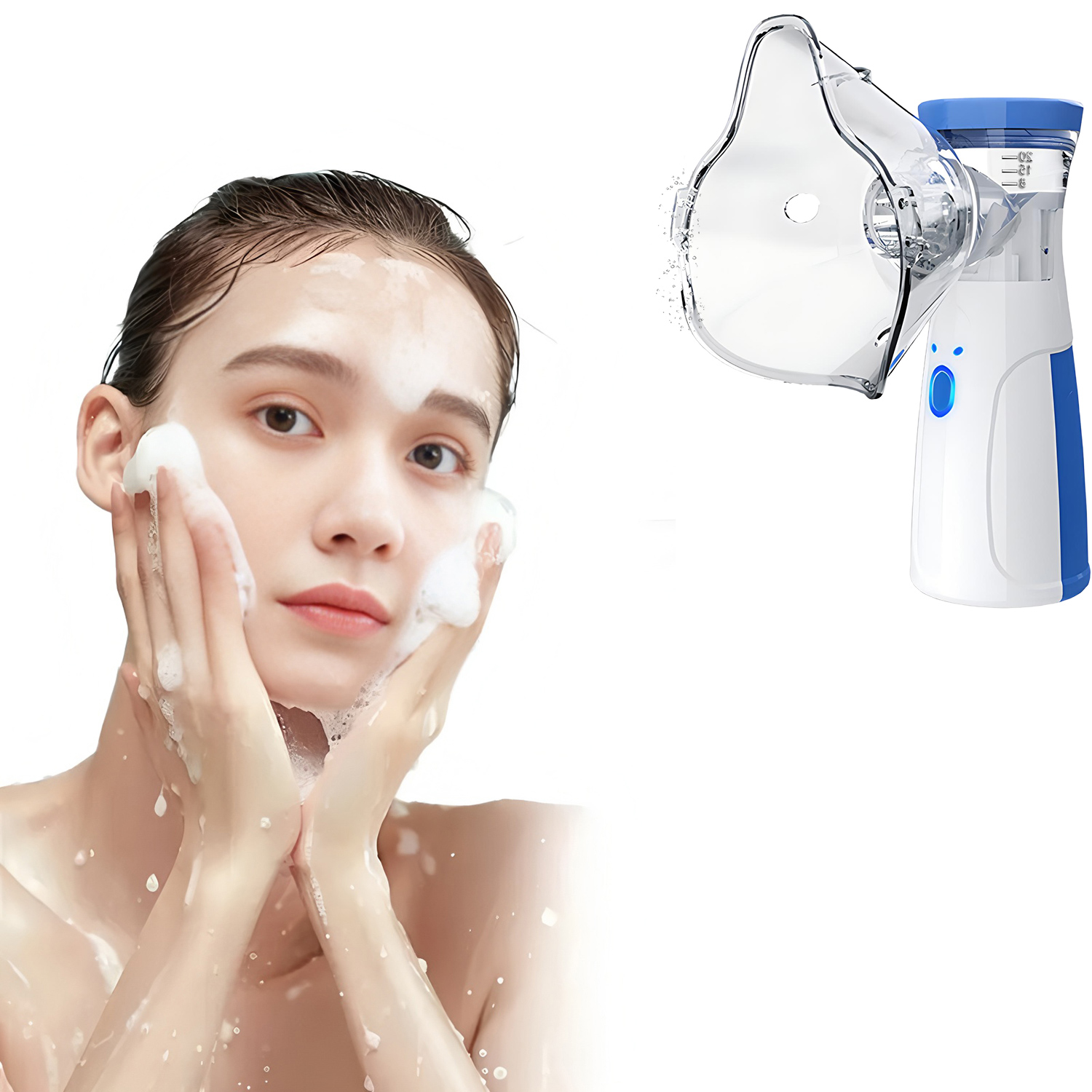 Mini Facial Steamer Silent Mes - Face Steamer 评论和价格