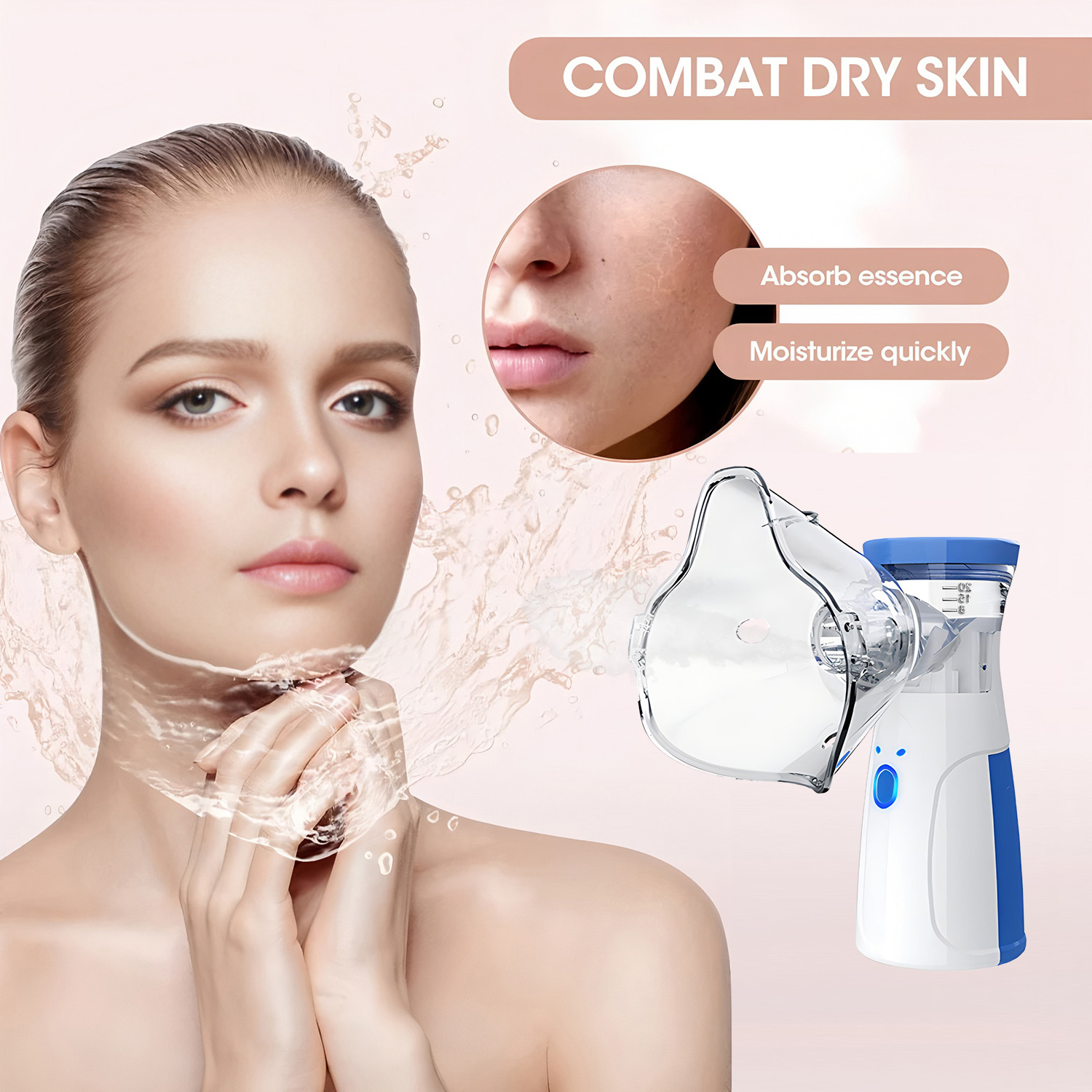 Mini Facial Steamer Silent Mes - Face Steamer 评论和价格